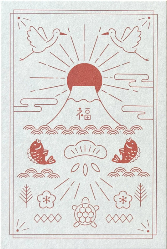 Furukawashiko Goshuin Stamp Book – Red Fuji