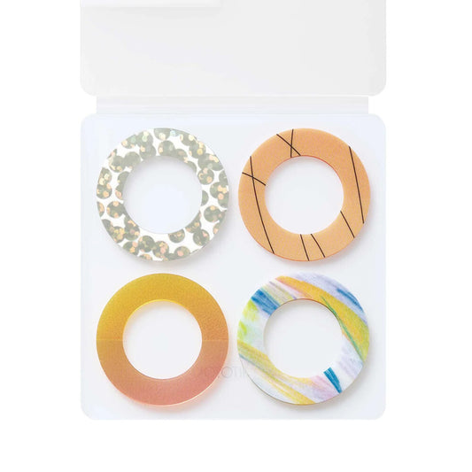 King Jim HITOTOKI Coffret Film Stickers – Ring Apricot Orange