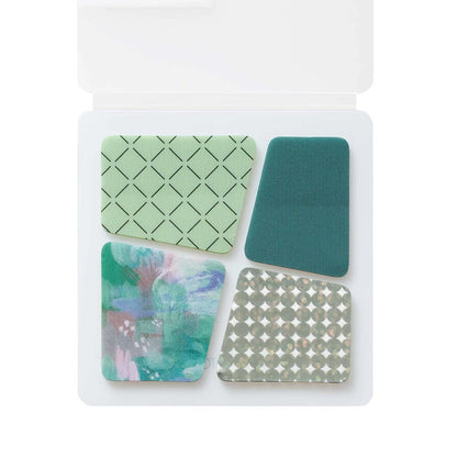 King Jim HITOTOKI Coffret Film Stickers – Block Peacock Green