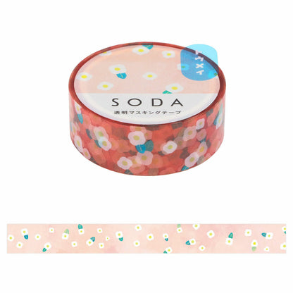 King Jim HITOTOKI SODA Clear Washi Tape – Uraraka 15mm