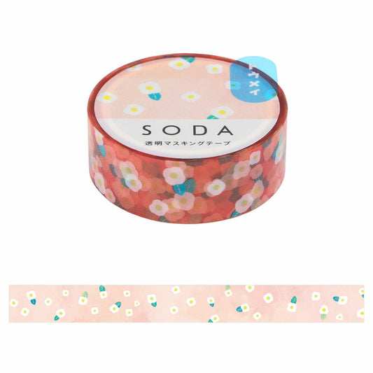 King Jim HITOTOKI SODA Clear Washi Tape – Uraraka 15mm